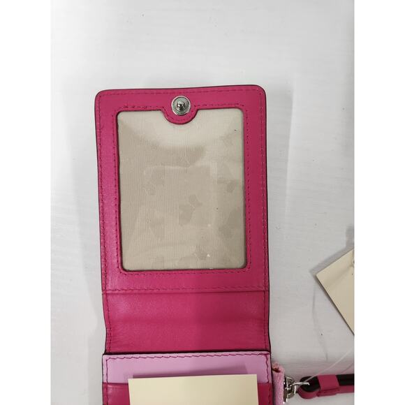 Radley London Feeling Sweet Womens Bright Pink Leather Credit Card Holder/Wallet - Picture 4 of 9